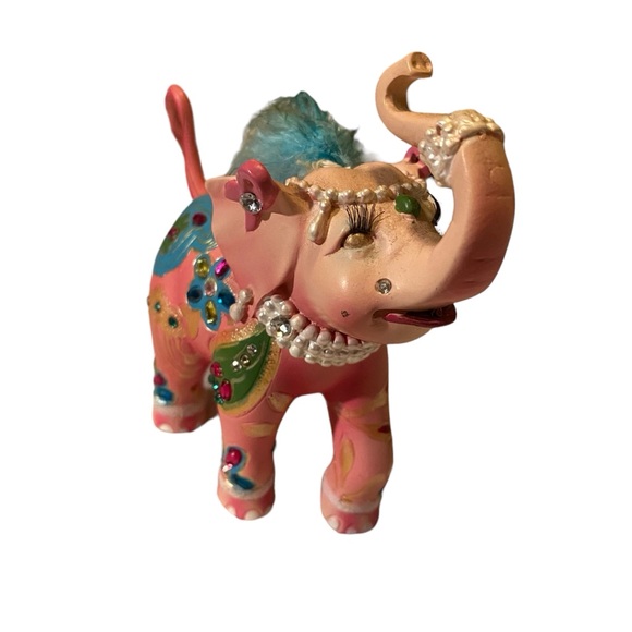 The Hamilton Collection - Margaret Van Pink Elephant & Charmed Life Elephants - Picture 4 of 9